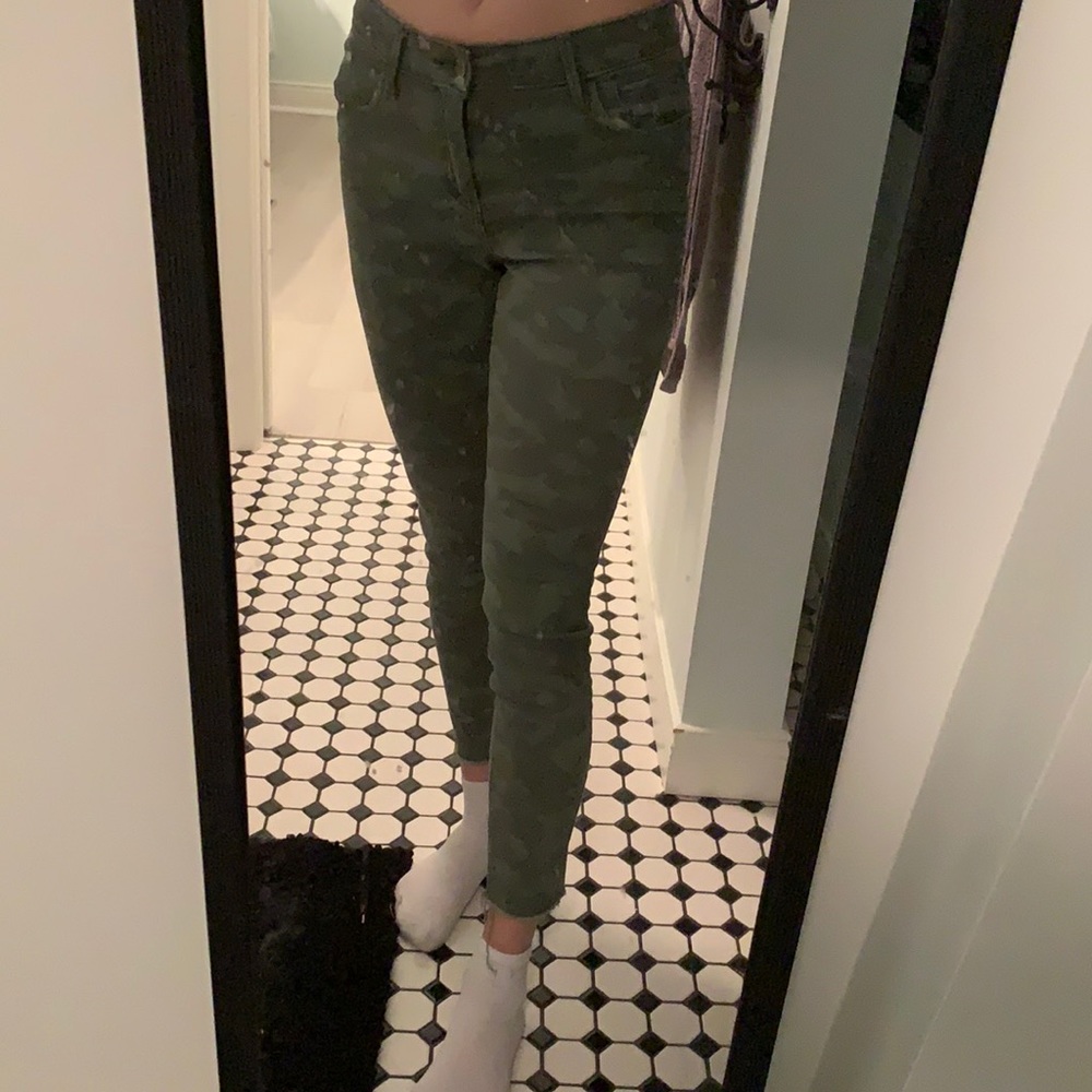 Camouflage skinny jeans
